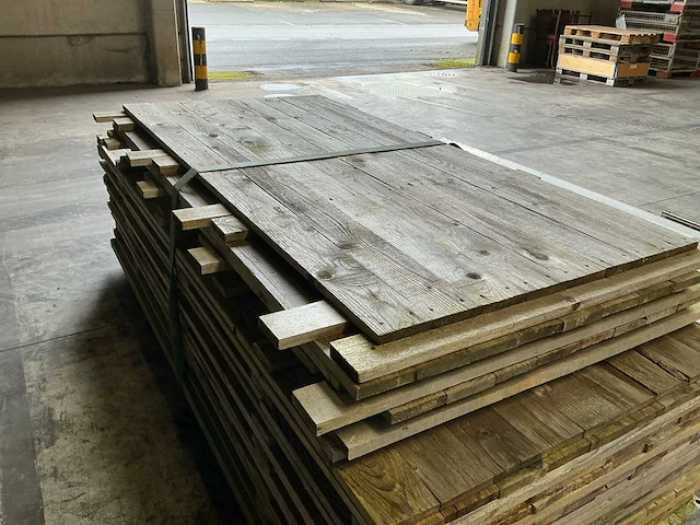 44x diverse houten vloerpanelen - afbeelding 5 van  5