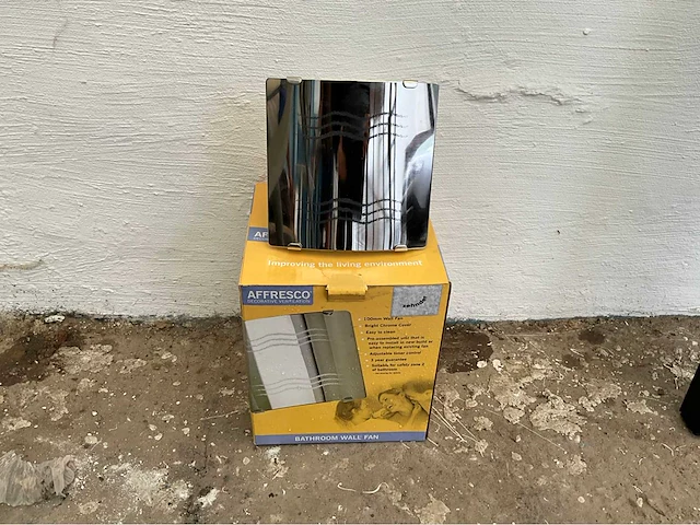 44x zehnder affresco d100tc – badkamerventilator “wave” – in verpakking - afbeelding 1 van  7