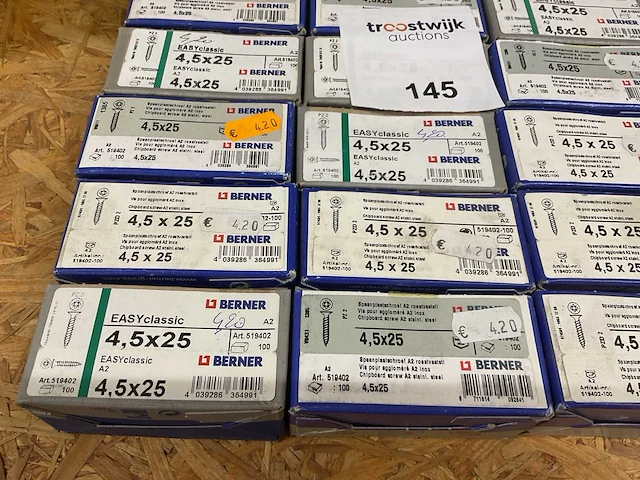 45 dozen inox schroeven - afbeelding 2 van  7