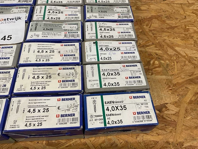 45 dozen inox schroeven - afbeelding 3 van  7