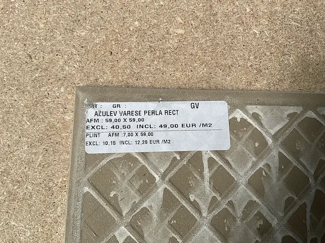 45,45m2 azulev varese perla rect 60x60cm - afbeelding 3 van  3