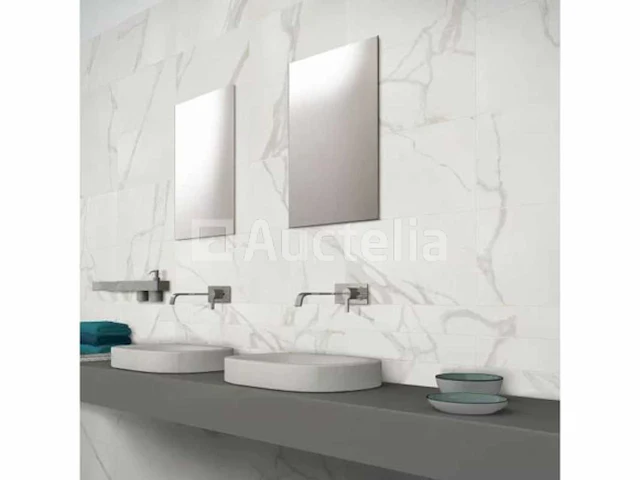 45m² marmo statuario mat 30x60 gerectificeerd, marmereffect, wandtegels - afbeelding 1 van  1