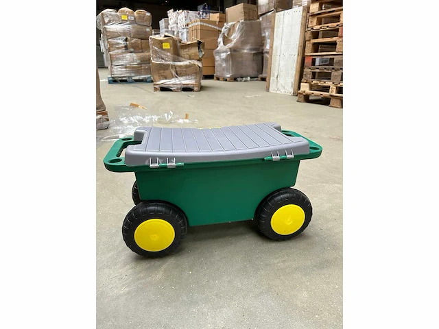 45x outsunny - tuinkruk & gereedschapskist - 2-in-1 - tool trolleys - afbeelding 1 van  7