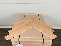 46 m2 parket eiken visgraat - 660 x 110 x 14 mm - afbeelding 3 van  4