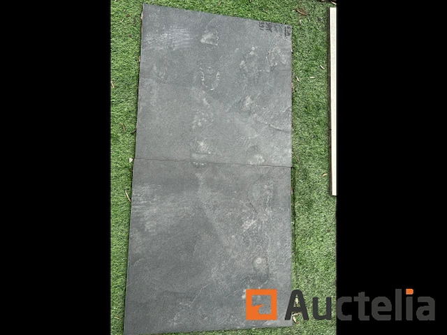 46m² buitentegels, leisteeneffect 60x60 x20mm - afbeelding 1 van  1