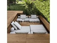 46m² terrastegels, treverkmade caramel 40x120 x20mm gerectificeerd, houteffect, nieuw verpakt - afbeelding 1 van  1