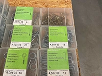 47 doosjes zeskantmoer; sluitringen; schroefogen; houtdraadbout; houtbouten - afbeelding 8 van  8