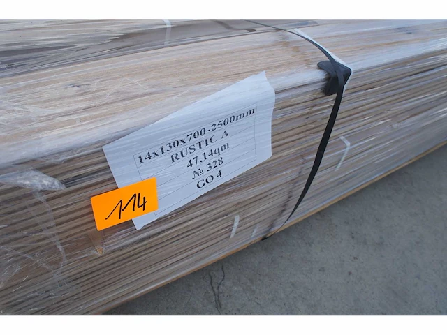 47,14 m² massief eiken parket 15mm - afbeelding 3 van  5