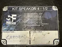 48 diverse speakon-4 kabels voorzien van neutrik fiches - afbeelding 4 van  5