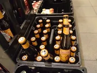 48 fl. tafelstout 25cl, 6 fl. piedboeuf blond 33cl, 18 fl. brand pils 30cl, 27 fl. kompel alcoholvrij 33cl, 20 fl. oude geuze boon 25cl, 28 fl. belle-vue gueuze 25cl, 2 fl.mort-subite geuze 25cl, 36 fl. rodenbach - afbeelding 8 van  11