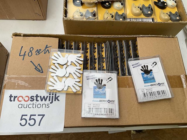 48 x set magneet; handen motief - afbeelding 1 van  4