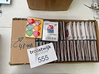 48 x set magneet; hart motief - afbeelding 1 van  4