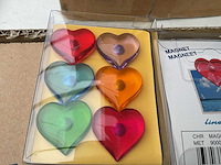 48 x set magneet; hart motief - afbeelding 2 van  4