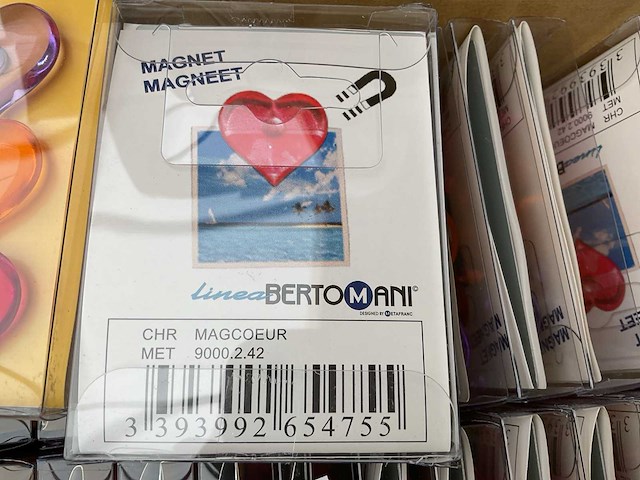 48 x set magneet; hart motief - afbeelding 3 van  4