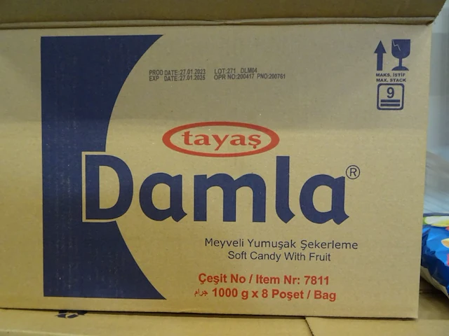 49 x doos assortiment zachte snoep damla - afbeelding 4 van  5