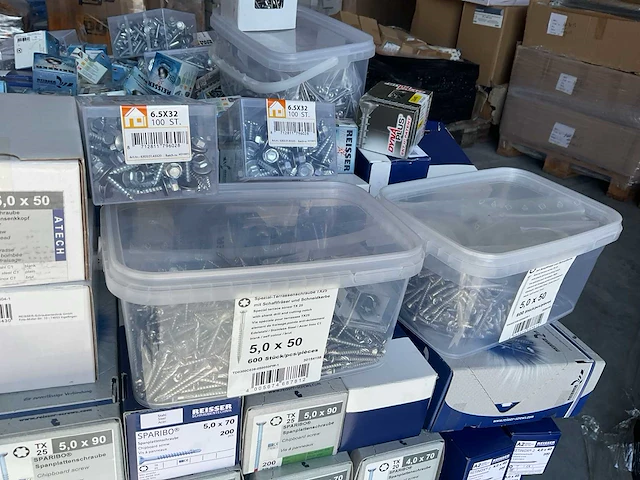 490 dozen deels inox bouten en moeren - afbeelding 12 van  17