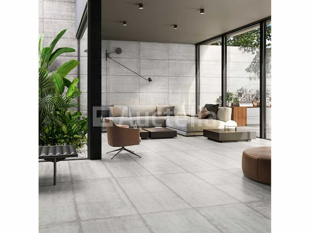 49m² vorm cement 60x120 gerectificeerd, ruw betoneffect, vloer en muur - afbeelding 2 van  3