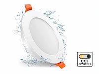4.9w cct 3 kleur inbouwspot watredicht (100x) - afbeelding 1 van  4