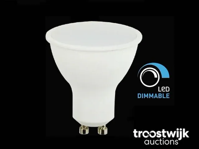 4.9w gu10 led spot dimbaar 3000k - afbeelding 1 van  2