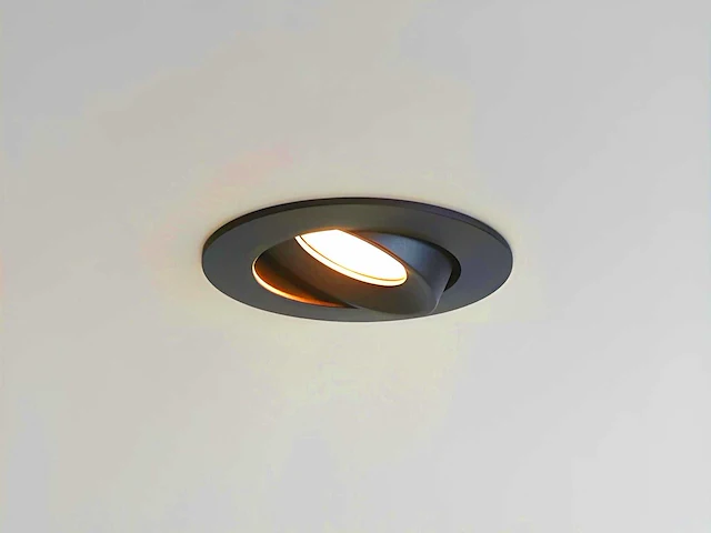 4.9w led inbouwspot 3000k met lens (300x) - afbeelding 4 van  7
