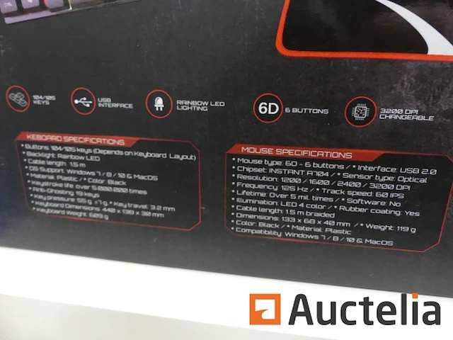 4in1 gaming kits witte haai comanche 3 - afbeelding 7 van  8