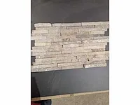 4m2 mozaïek stone panels 03 light grey lot 1