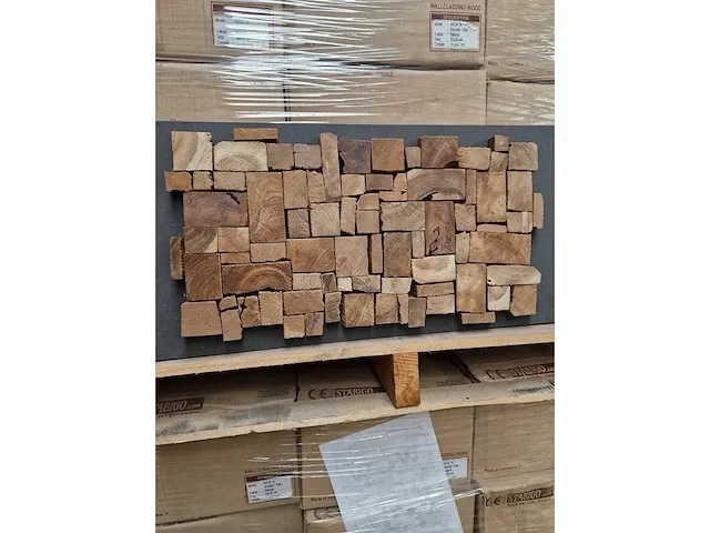 4m2 wood panels random - afbeelding 1 van  1