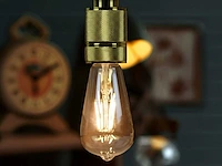 4w st64 amber glas filament led bulb 2000k (100x) - afbeelding 1 van  3