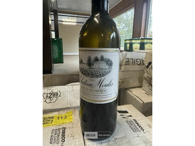 4x 1 doos chateau moulis 1996 - afbeelding 3 van  4