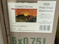 4x 1 doos schmitt sohne pinot grigio 2009 - afbeelding 2 van  4