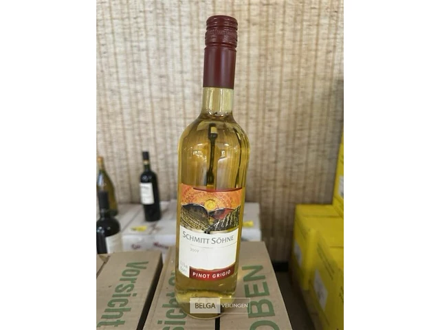 4x 1 doos schmitt sohne pinot grigio 2009 - afbeelding 3 van  4