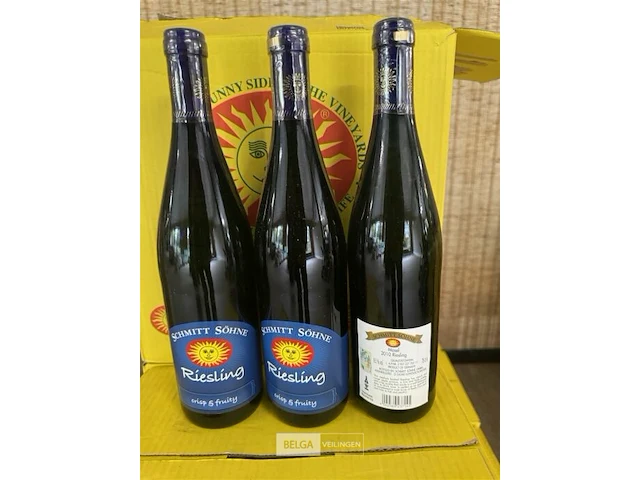 4x 1 doos schmitt sohne riesling 2010 - afbeelding 3 van  4
