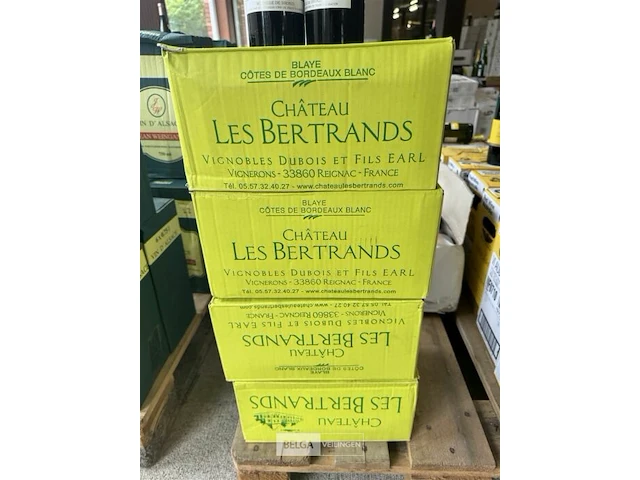 4x 1 doos vieux chauteau valentin premieres cotes de blaye 1995 - afbeelding 3 van  4