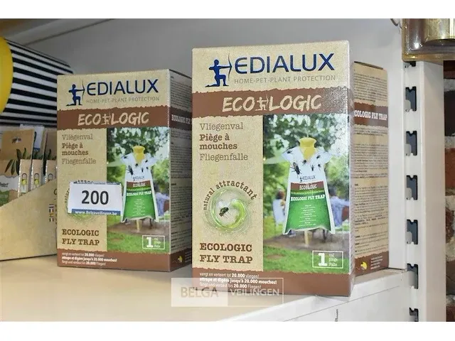 4x 1 vliegenval edialux (vangt en verteert tot 20000 vliegen) - afbeelding 1 van  2