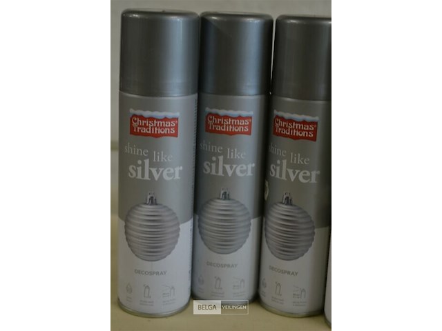 4x 150ml shine like silver spray - afbeelding 2 van  3