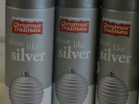 4x 150ml shine like silver spray - afbeelding 2 van  3