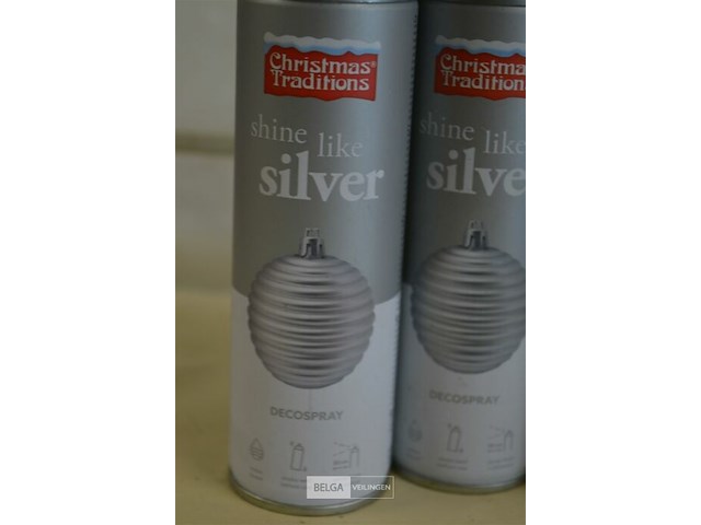 4x 150ml shine like silver spray - afbeelding 3 van  3