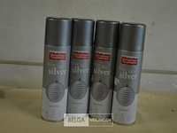 4x 150ml shine like silver spray - afbeelding 1 van  3