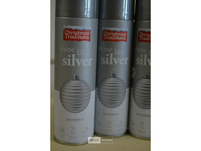4x 150ml shine like silver spray - afbeelding 3 van  3