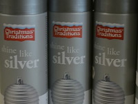4x 150ml shine like silver spray - afbeelding 2 van  3