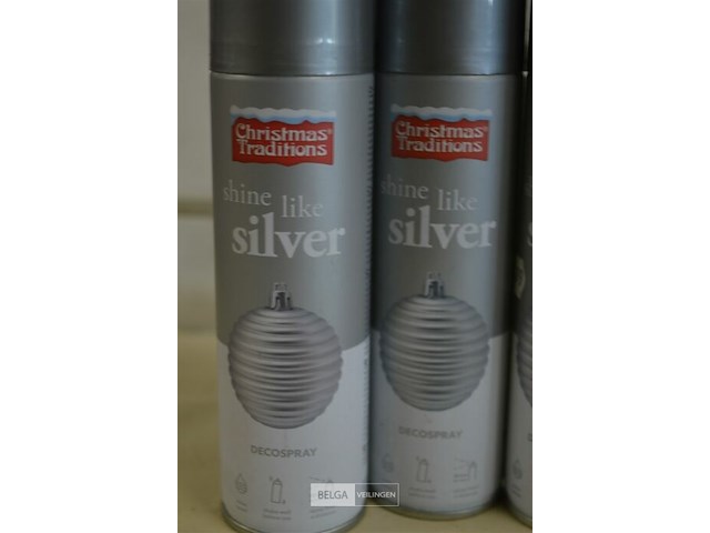 4x 150ml shine like silver spray - afbeelding 3 van  3