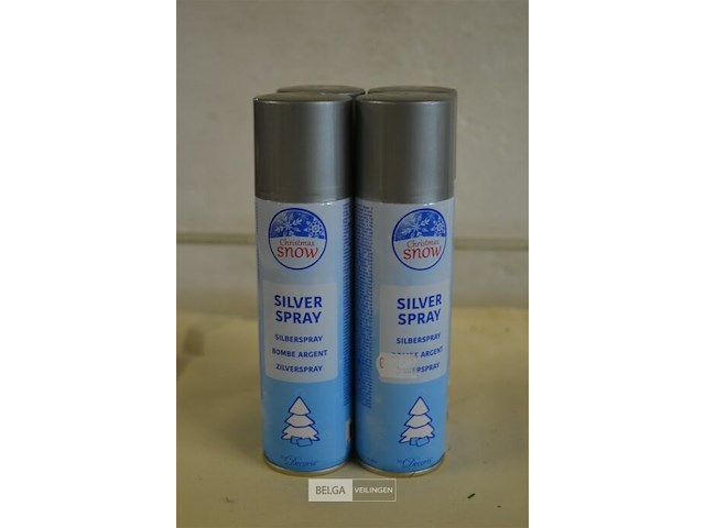 4x 150ml zilverspray - afbeelding 1 van  3
