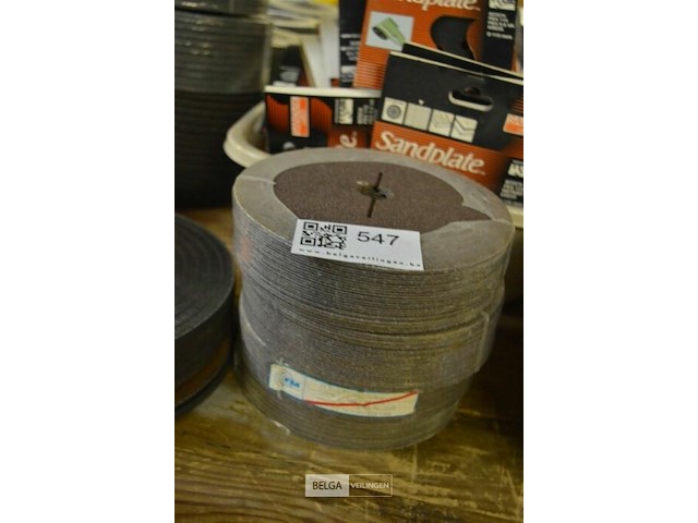 4x 25st lamel schuurschijven - afbeelding 1 van  2