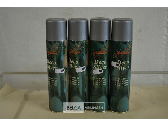 4x 300ml zilver spray - afbeelding 1 van  3