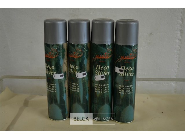 4x 300ml zilver spray - afbeelding 1 van  3