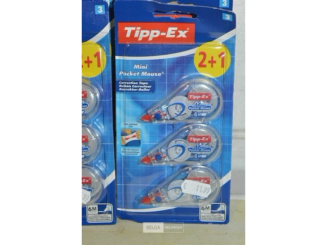 4x 3st tipp-ex roller - afbeelding 3 van  3