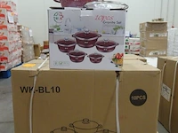 4x 5-delige kookpot set - afbeelding 1 van  3