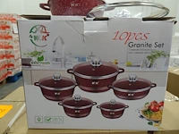4x 5-delige kookpot set - afbeelding 2 van  3