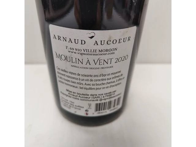 4x 75cl arnaud aucoeur - afbeelding 2 van  2