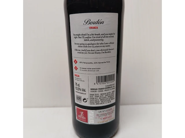 4x 75cl bordón - afbeelding 2 van  2